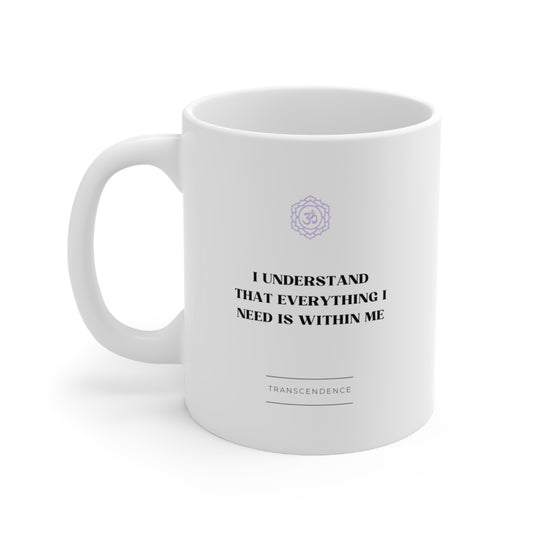 Crown Chakra Color Affirmation Coffee + Tea Mug