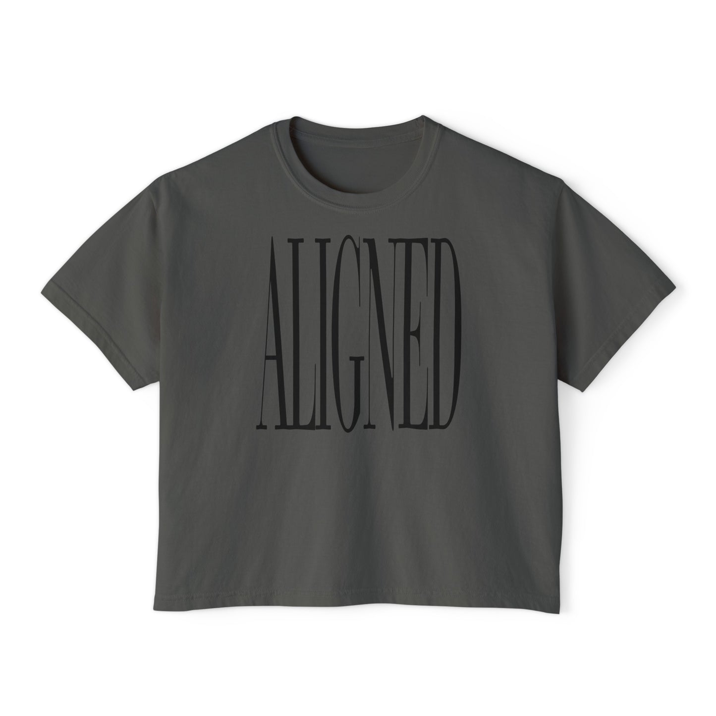 "Aligned" Women's Boxy Tee