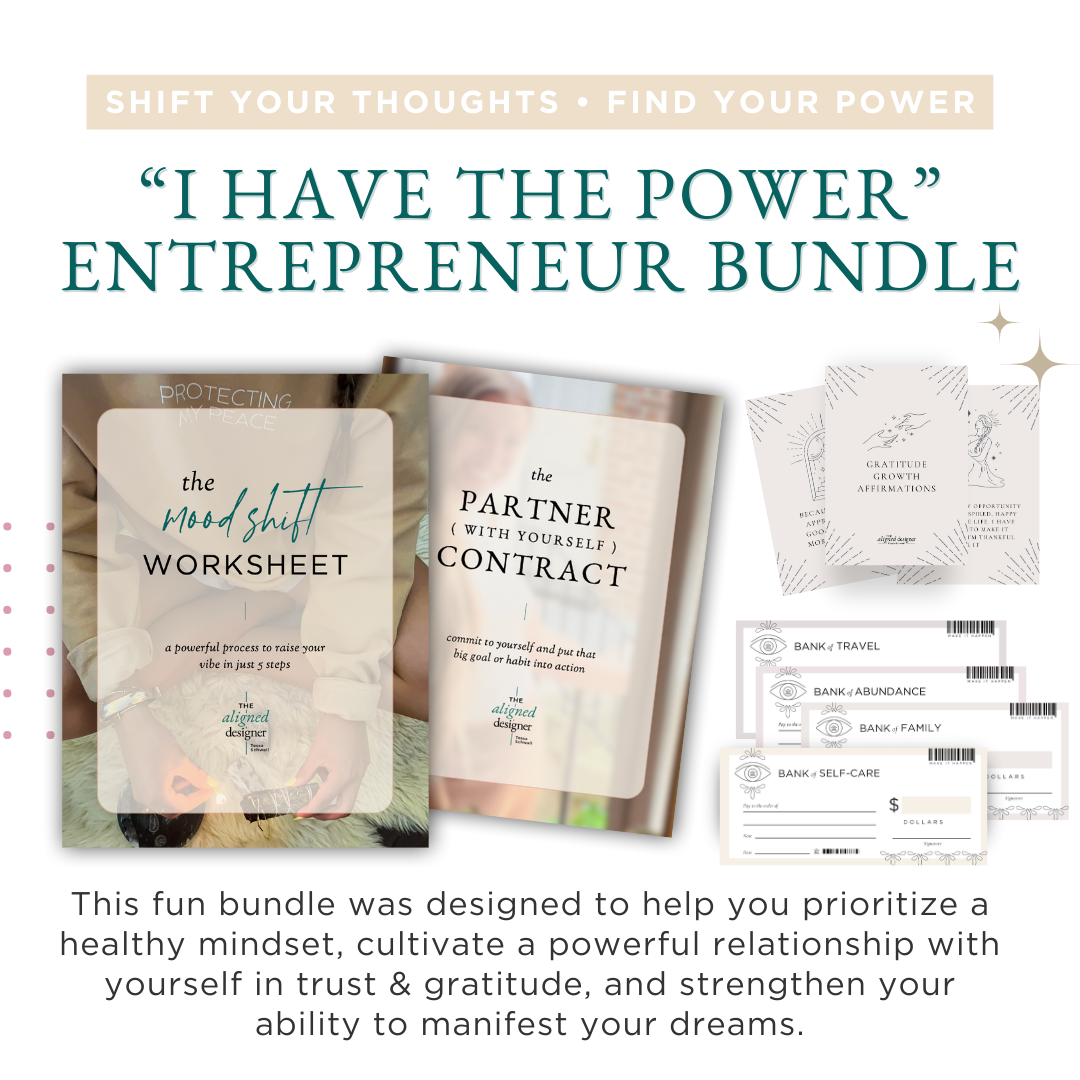 "I Have the Power" Spiritual Entrepreneur Accountability Bundle