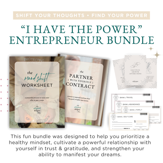 "I Have the Power" Spiritual Entrepreneur Accountability Bundle